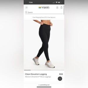Vuori Clean Elevation Leggings